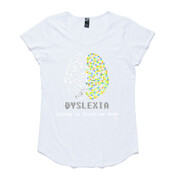 Pixel Brain - Dyslexia 2 - Women's Mali Boutique Capped Sleeve - best seller