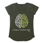 Pixel Brain - Living 2 - Women's Mali Boutique Capped Sleeve - best seller
