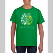 Pixel Brain - Living 2 - Youth Unisex T Shirt